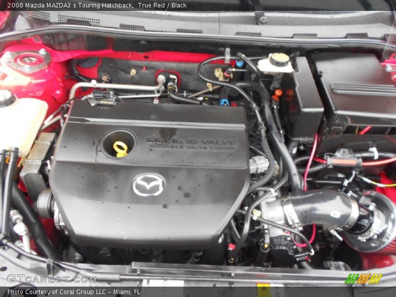 True Red / Black 2008 Mazda MAZDA3 s Touring Hatchback