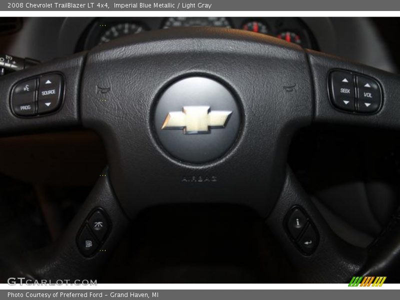 Imperial Blue Metallic / Light Gray 2008 Chevrolet TrailBlazer LT 4x4
