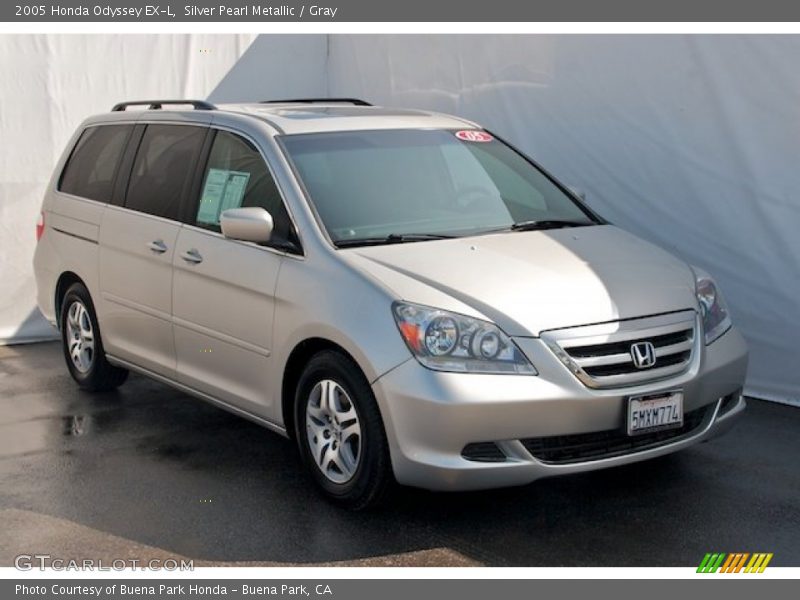 Silver Pearl Metallic / Gray 2005 Honda Odyssey EX-L