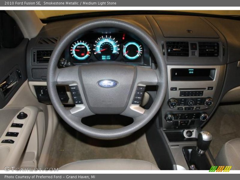 Smokestone Metallic / Medium Light Stone 2010 Ford Fusion SE