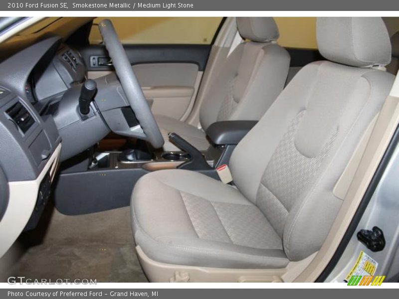 Smokestone Metallic / Medium Light Stone 2010 Ford Fusion SE