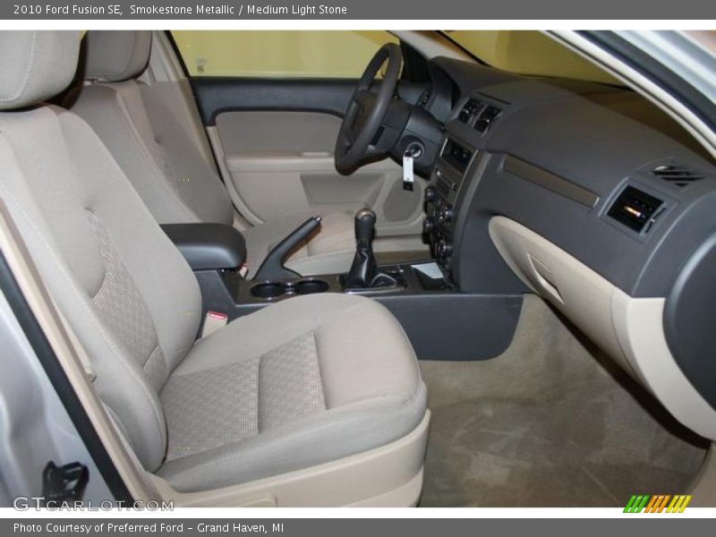 Smokestone Metallic / Medium Light Stone 2010 Ford Fusion SE