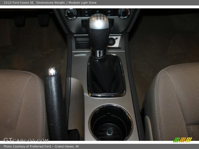 Smokestone Metallic / Medium Light Stone 2010 Ford Fusion SE