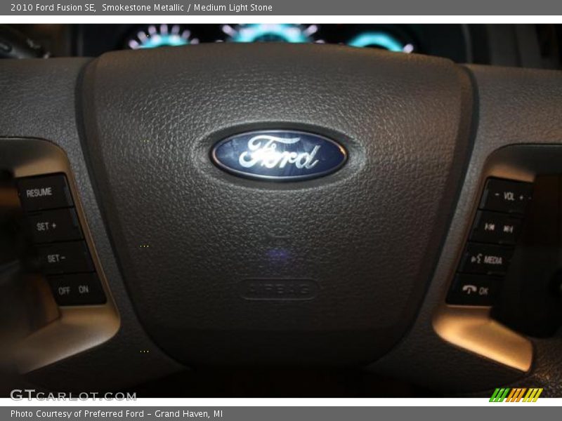 Smokestone Metallic / Medium Light Stone 2010 Ford Fusion SE