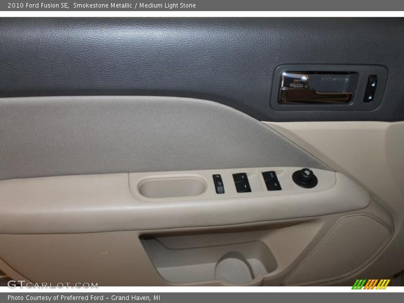 Smokestone Metallic / Medium Light Stone 2010 Ford Fusion SE