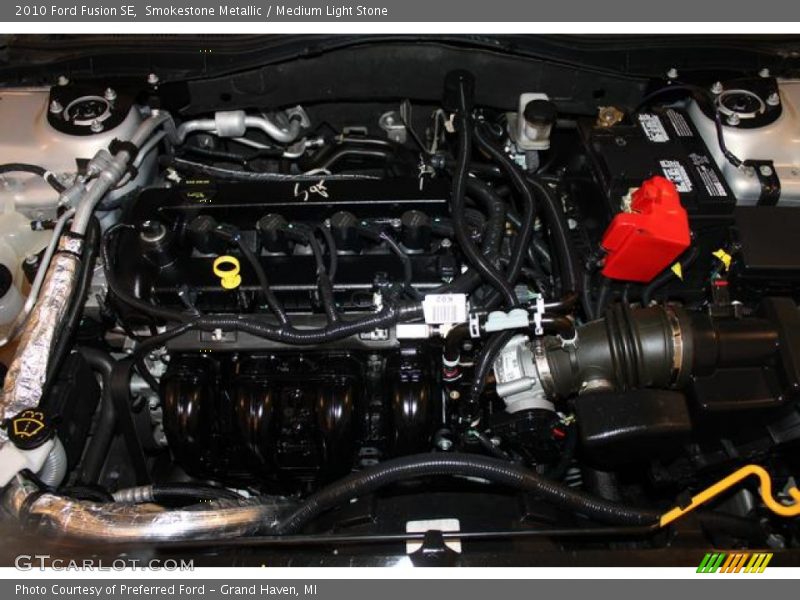 Smokestone Metallic / Medium Light Stone 2010 Ford Fusion SE