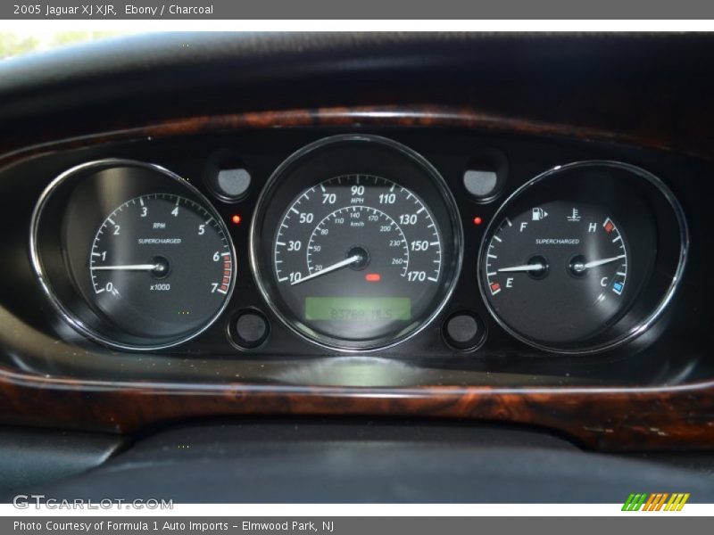 Ebony / Charcoal 2005 Jaguar XJ XJR