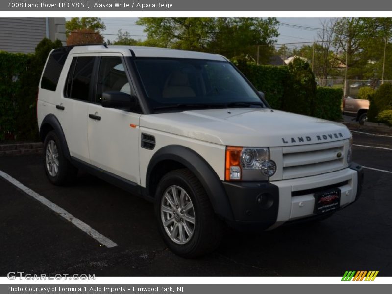 Alaska White / Alpaca Beige 2008 Land Rover LR3 V8 SE