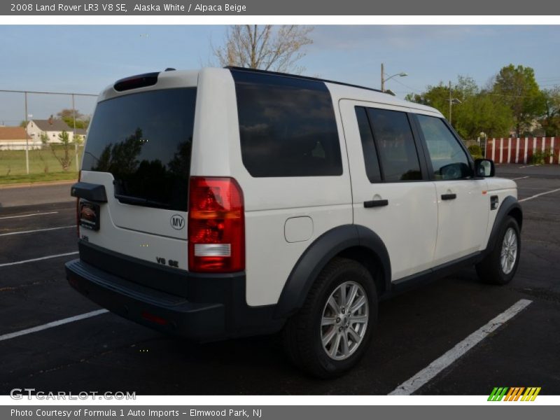 Alaska White / Alpaca Beige 2008 Land Rover LR3 V8 SE