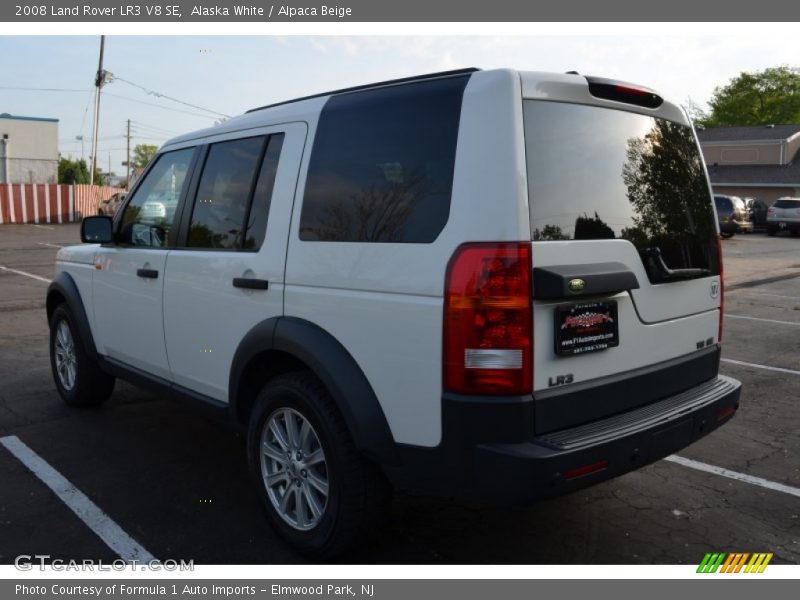 Alaska White / Alpaca Beige 2008 Land Rover LR3 V8 SE