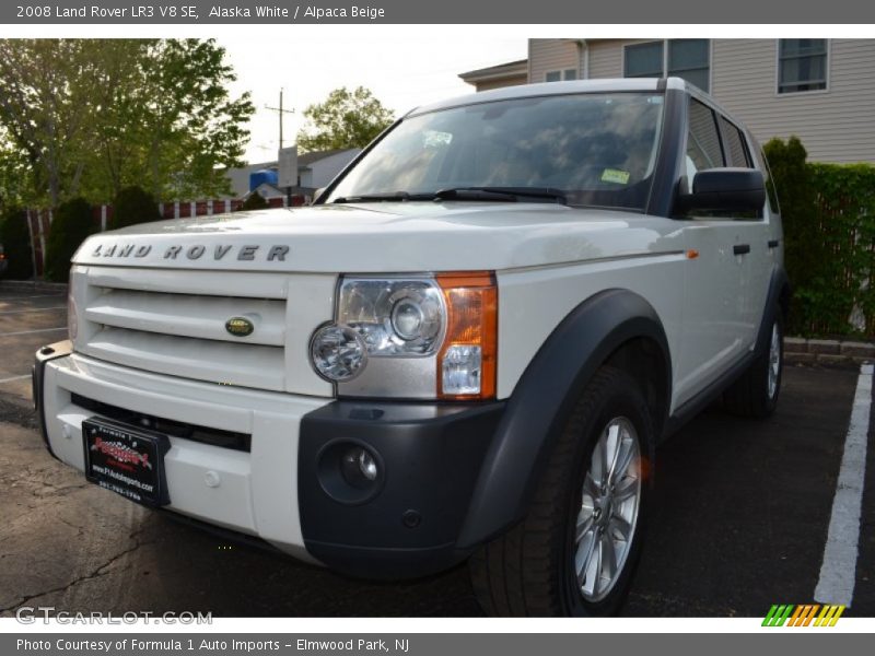 Alaska White / Alpaca Beige 2008 Land Rover LR3 V8 SE