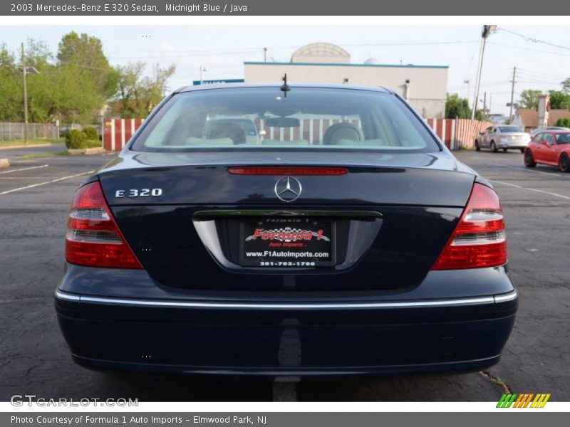 Midnight Blue / Java 2003 Mercedes-Benz E 320 Sedan