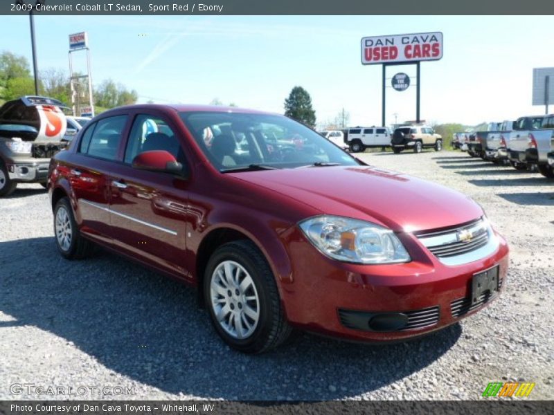 Sport Red / Ebony 2009 Chevrolet Cobalt LT Sedan