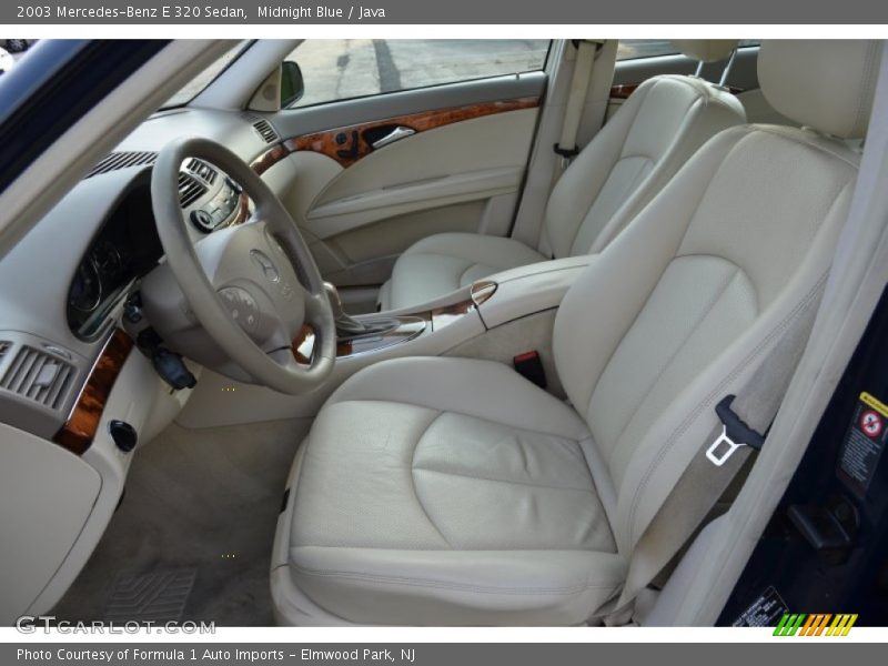  2003 E 320 Sedan Java Interior
