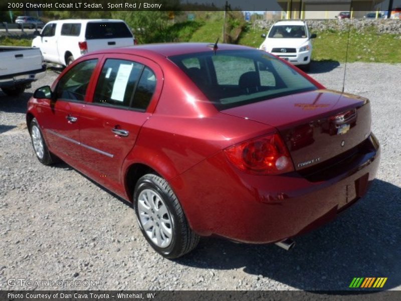 Sport Red / Ebony 2009 Chevrolet Cobalt LT Sedan