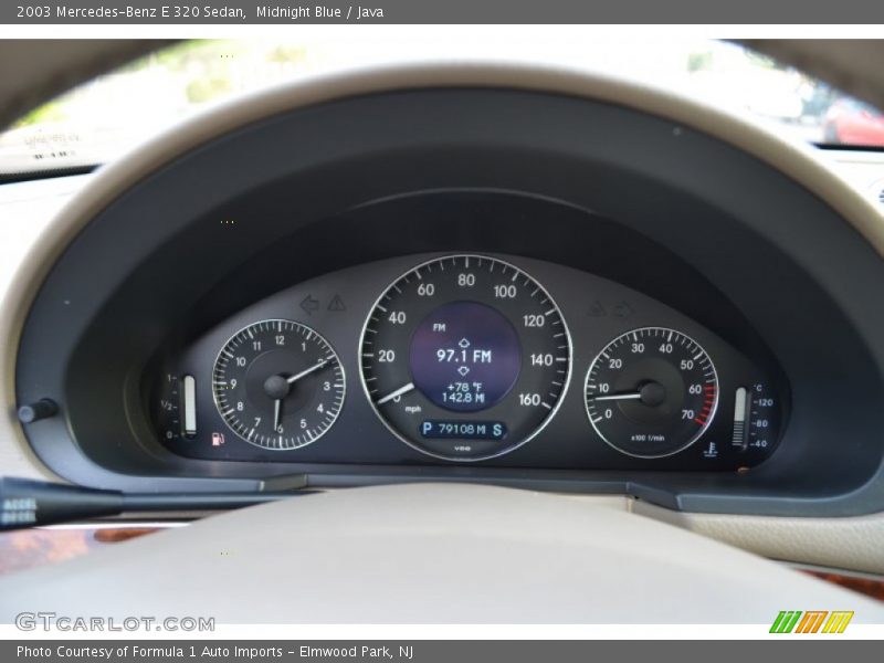  2003 E 320 Sedan 320 Sedan Gauges