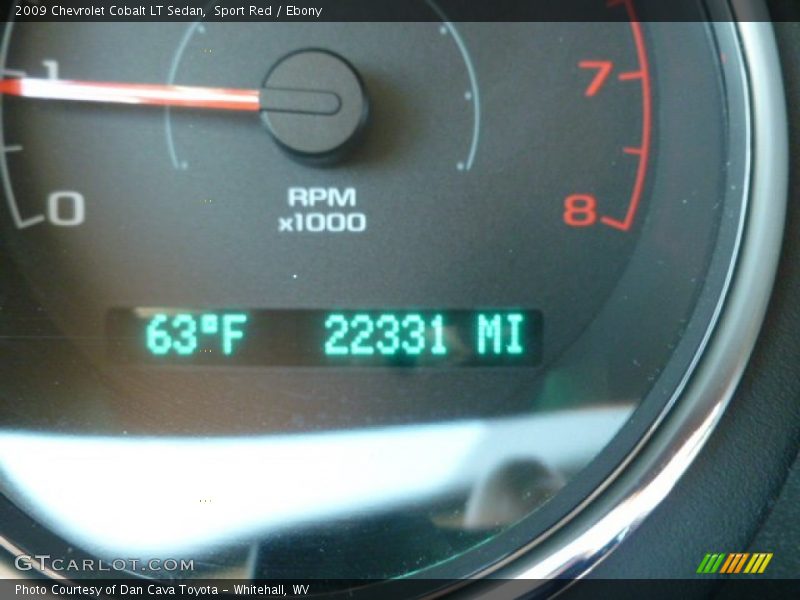 Sport Red / Ebony 2009 Chevrolet Cobalt LT Sedan