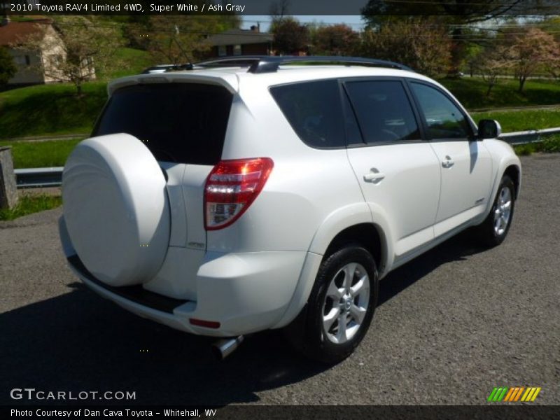 Super White / Ash Gray 2010 Toyota RAV4 Limited 4WD