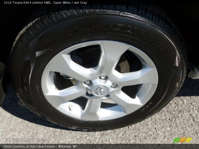 Super White / Ash Gray 2010 Toyota RAV4 Limited 4WD