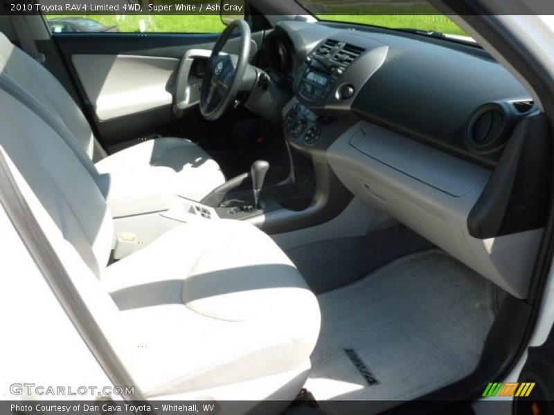 Super White / Ash Gray 2010 Toyota RAV4 Limited 4WD