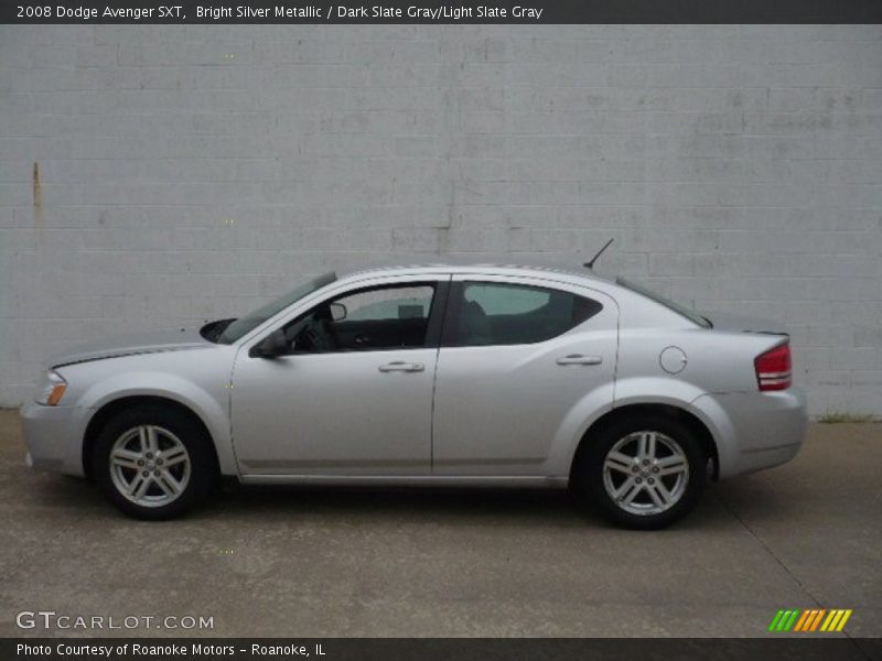 Bright Silver Metallic / Dark Slate Gray/Light Slate Gray 2008 Dodge Avenger SXT