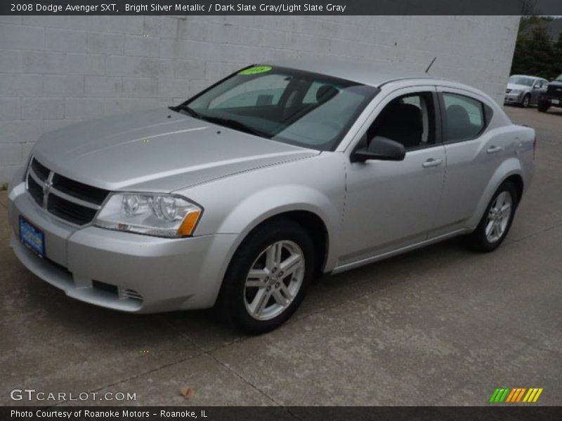 Bright Silver Metallic / Dark Slate Gray/Light Slate Gray 2008 Dodge Avenger SXT