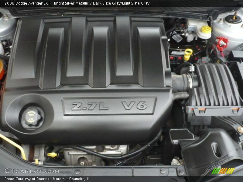 Bright Silver Metallic / Dark Slate Gray/Light Slate Gray 2008 Dodge Avenger SXT