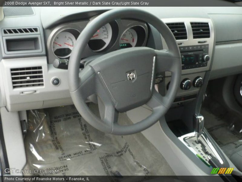 Bright Silver Metallic / Dark Slate Gray/Light Slate Gray 2008 Dodge Avenger SXT