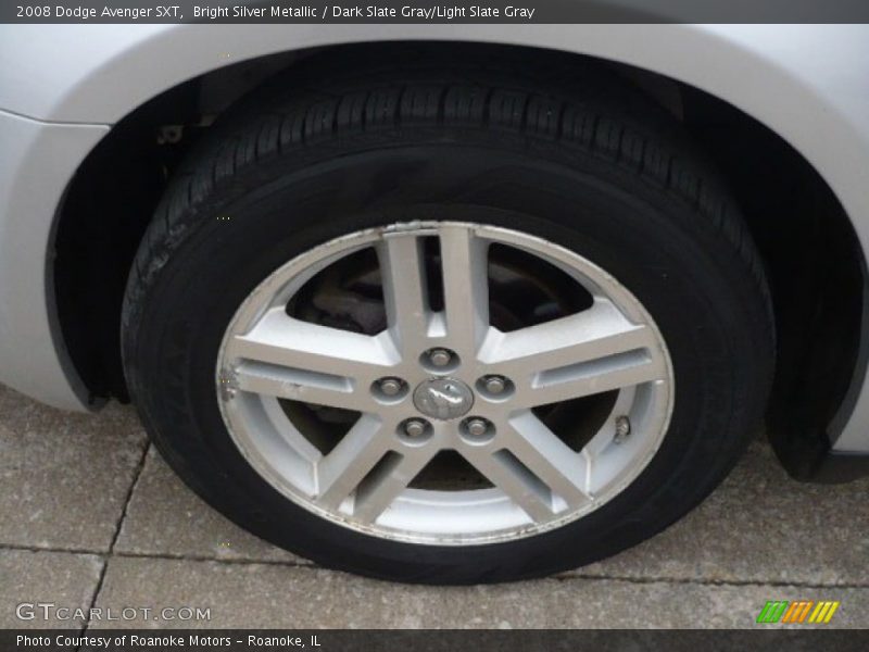 Bright Silver Metallic / Dark Slate Gray/Light Slate Gray 2008 Dodge Avenger SXT