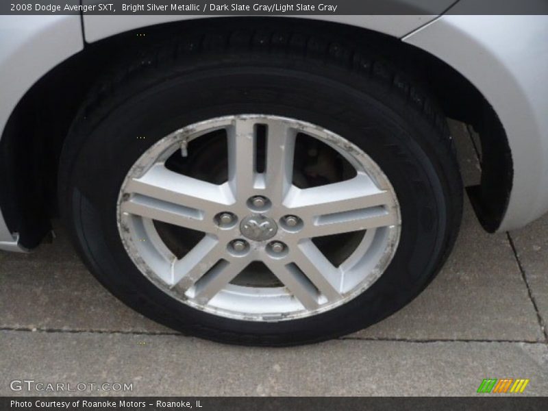 Bright Silver Metallic / Dark Slate Gray/Light Slate Gray 2008 Dodge Avenger SXT