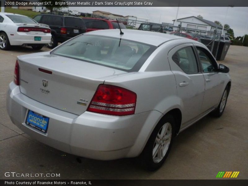 Bright Silver Metallic / Dark Slate Gray/Light Slate Gray 2008 Dodge Avenger SXT