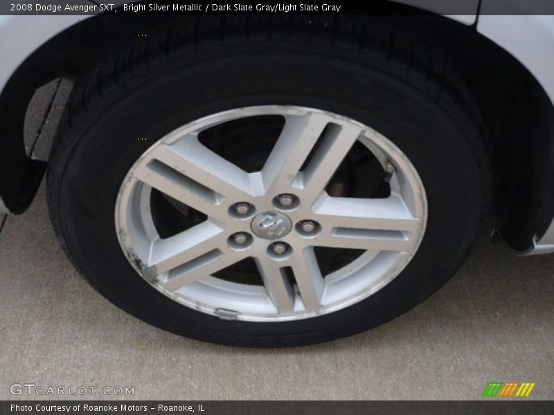 Bright Silver Metallic / Dark Slate Gray/Light Slate Gray 2008 Dodge Avenger SXT