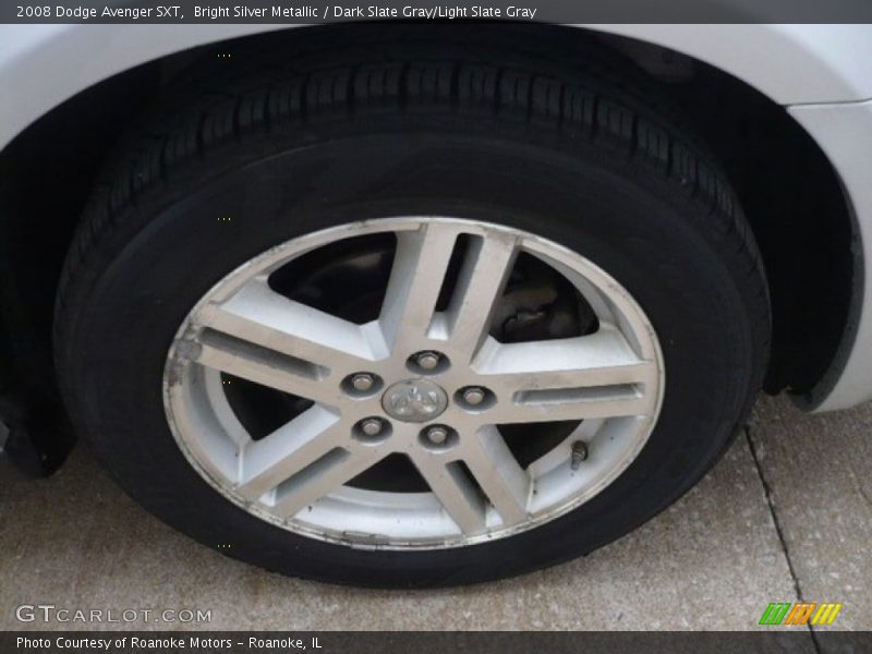 Bright Silver Metallic / Dark Slate Gray/Light Slate Gray 2008 Dodge Avenger SXT