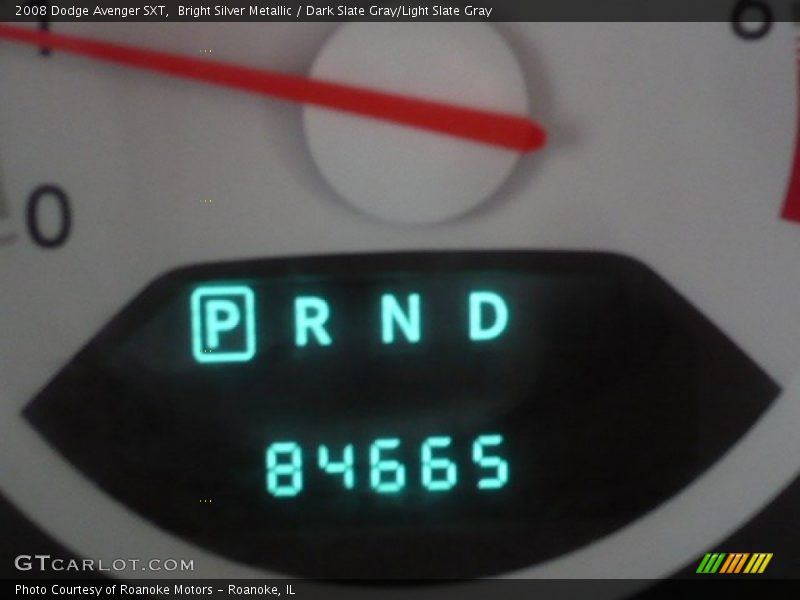 Bright Silver Metallic / Dark Slate Gray/Light Slate Gray 2008 Dodge Avenger SXT