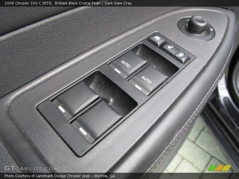 Brilliant Black Crystal Pearl / Dark Slate Gray 2008 Chrysler 300 C SRT8
