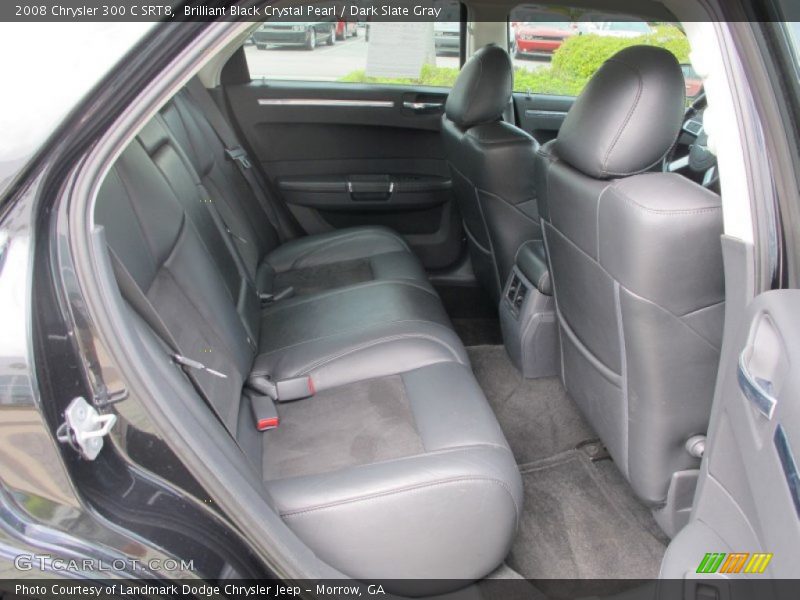 Brilliant Black Crystal Pearl / Dark Slate Gray 2008 Chrysler 300 C SRT8