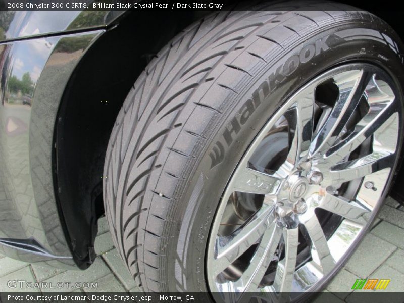 Brilliant Black Crystal Pearl / Dark Slate Gray 2008 Chrysler 300 C SRT8