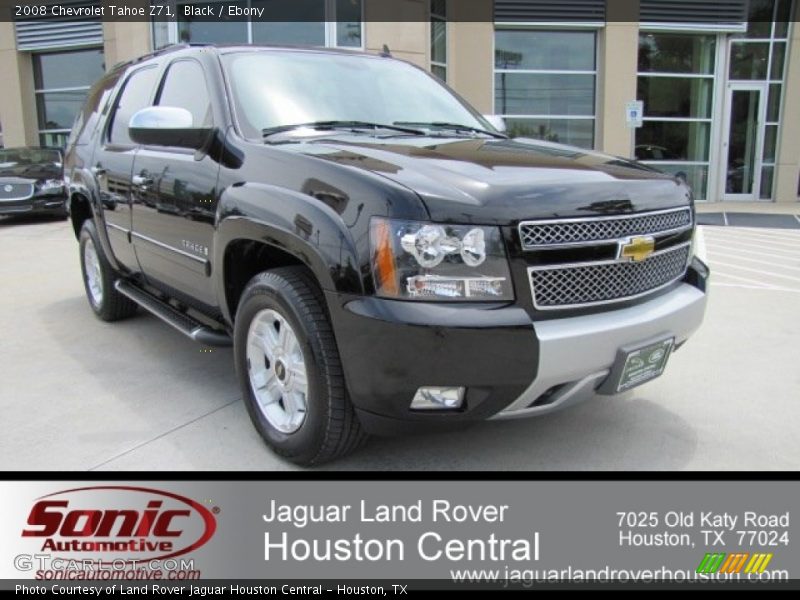 Black / Ebony 2008 Chevrolet Tahoe Z71