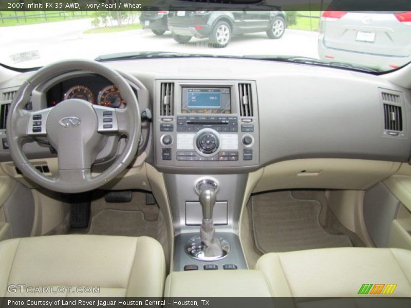 Ivory Pearl / Wheat 2007 Infiniti FX 35 AWD