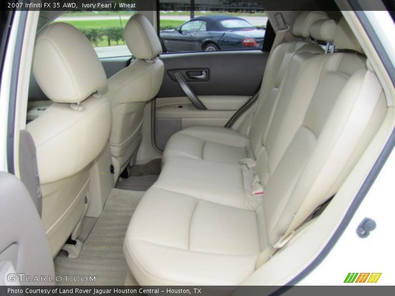 Ivory Pearl / Wheat 2007 Infiniti FX 35 AWD
