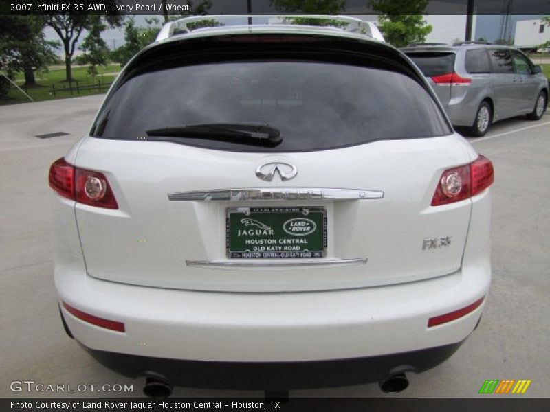 Ivory Pearl / Wheat 2007 Infiniti FX 35 AWD