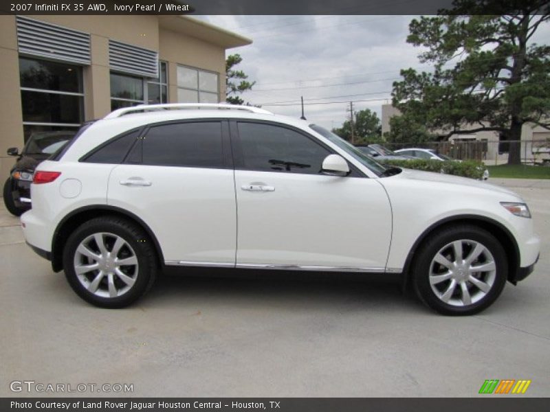 Ivory Pearl / Wheat 2007 Infiniti FX 35 AWD
