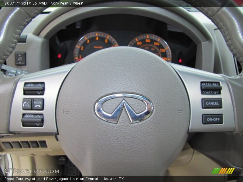 Ivory Pearl / Wheat 2007 Infiniti FX 35 AWD
