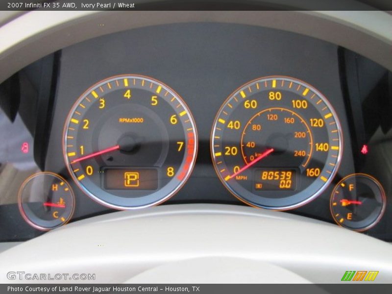 Ivory Pearl / Wheat 2007 Infiniti FX 35 AWD