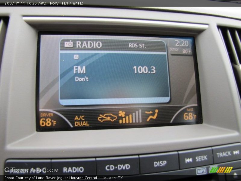 Ivory Pearl / Wheat 2007 Infiniti FX 35 AWD