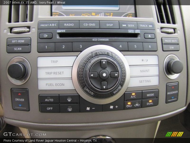 Ivory Pearl / Wheat 2007 Infiniti FX 35 AWD