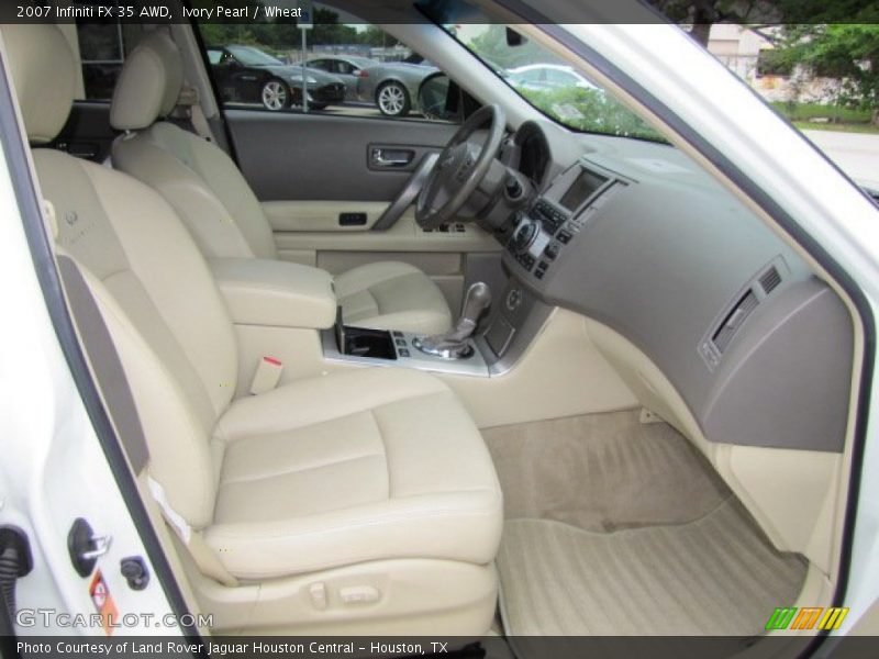 Ivory Pearl / Wheat 2007 Infiniti FX 35 AWD