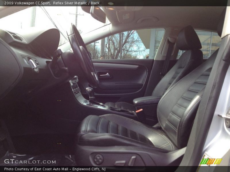 Reflex Silver Metallic / Black 2009 Volkswagen CC Sport