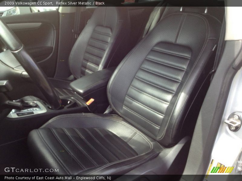 Reflex Silver Metallic / Black 2009 Volkswagen CC Sport