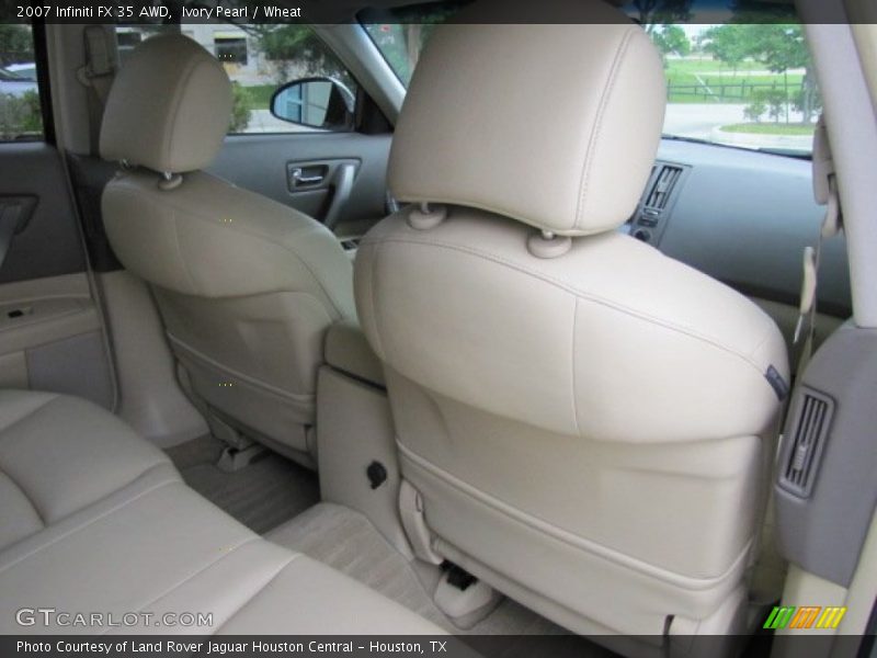 Ivory Pearl / Wheat 2007 Infiniti FX 35 AWD